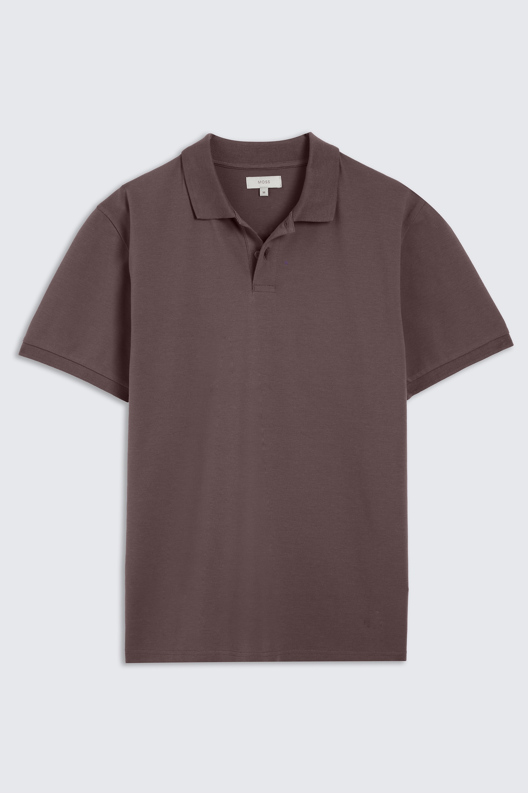 Dark Lilac Piqué Polo Shirt